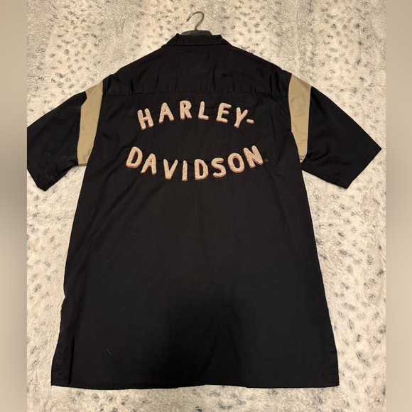 Genuine Harley Davidson button up men’s Medium like new authentic - Picture 1 of 6